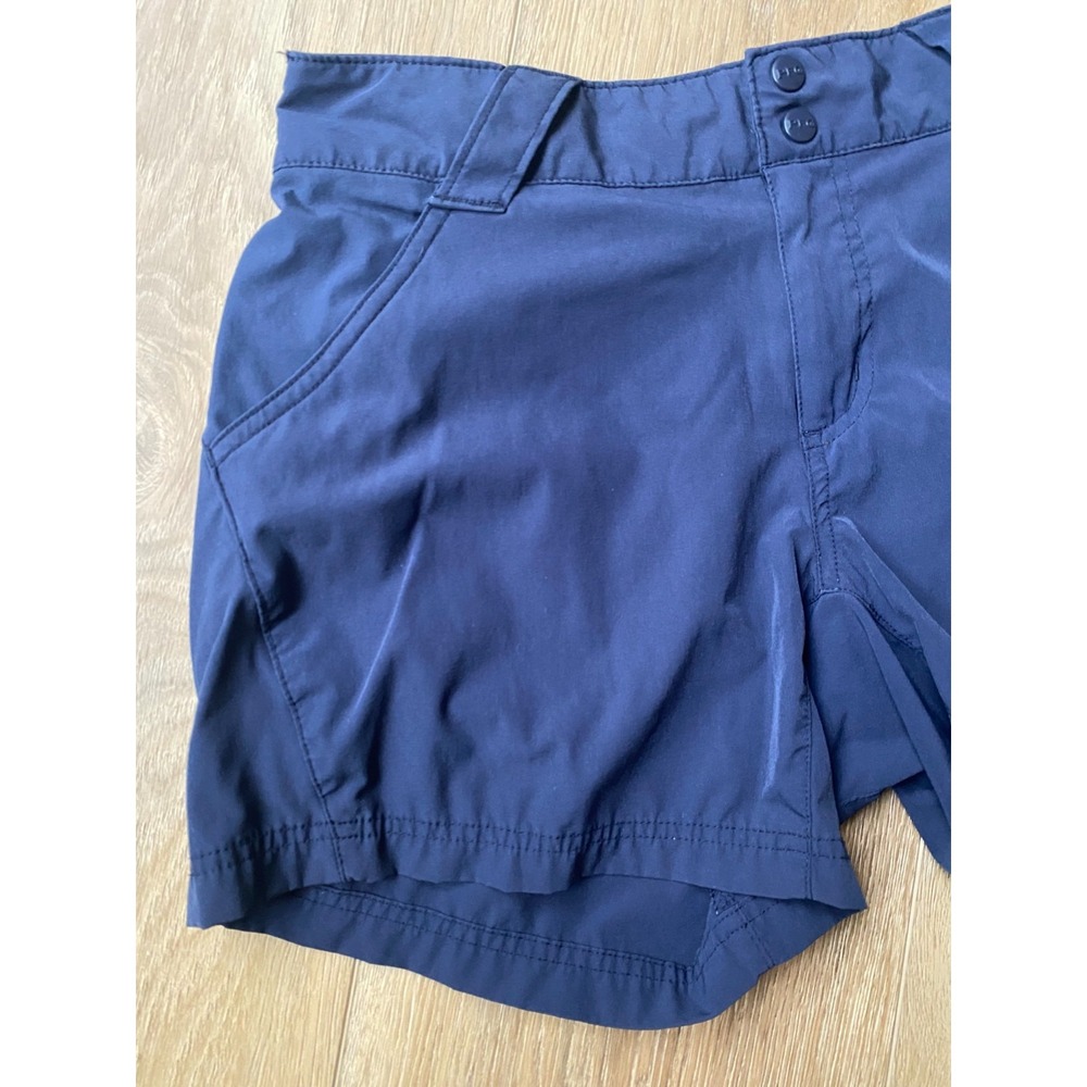 Columbia PFG Shorts Womens 6 Navy Performance Fishing Hiking Outdoor Stretch - Picture 5 of 11